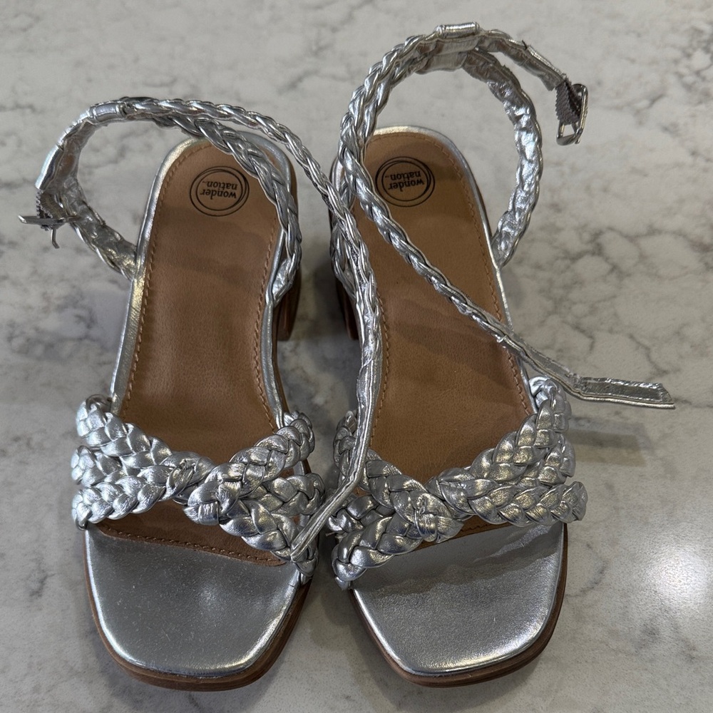 Girls strappy shoes, size 13